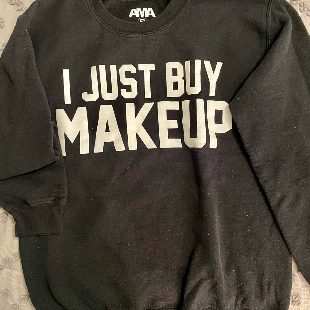 Black oversized sweater